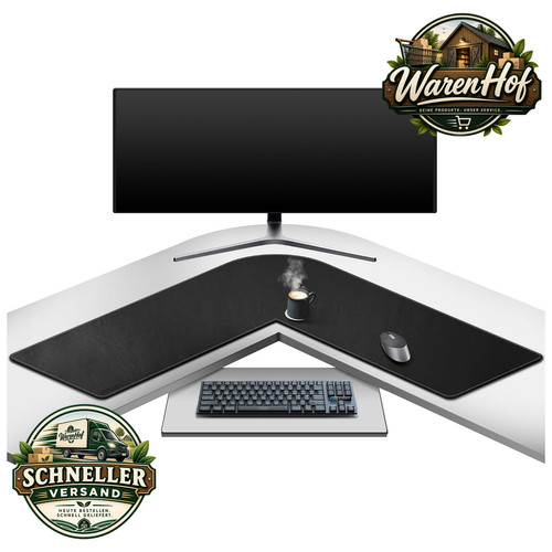 Gaming mauspad förmig - l-förmig, xl