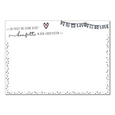 Schreibtischunterlage Konfetti